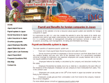 Tablet Screenshot of japan-payroll.com